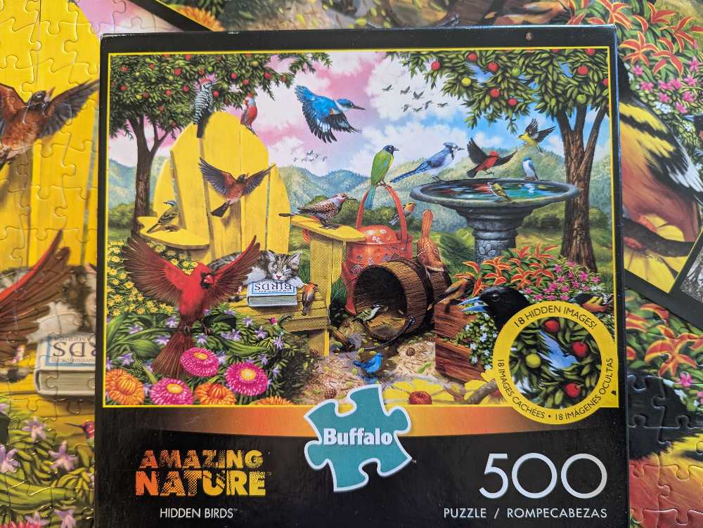 Hidden Birds - Buffalo Games puzzle collectible [Barcode 079346037766] - Main Image 3