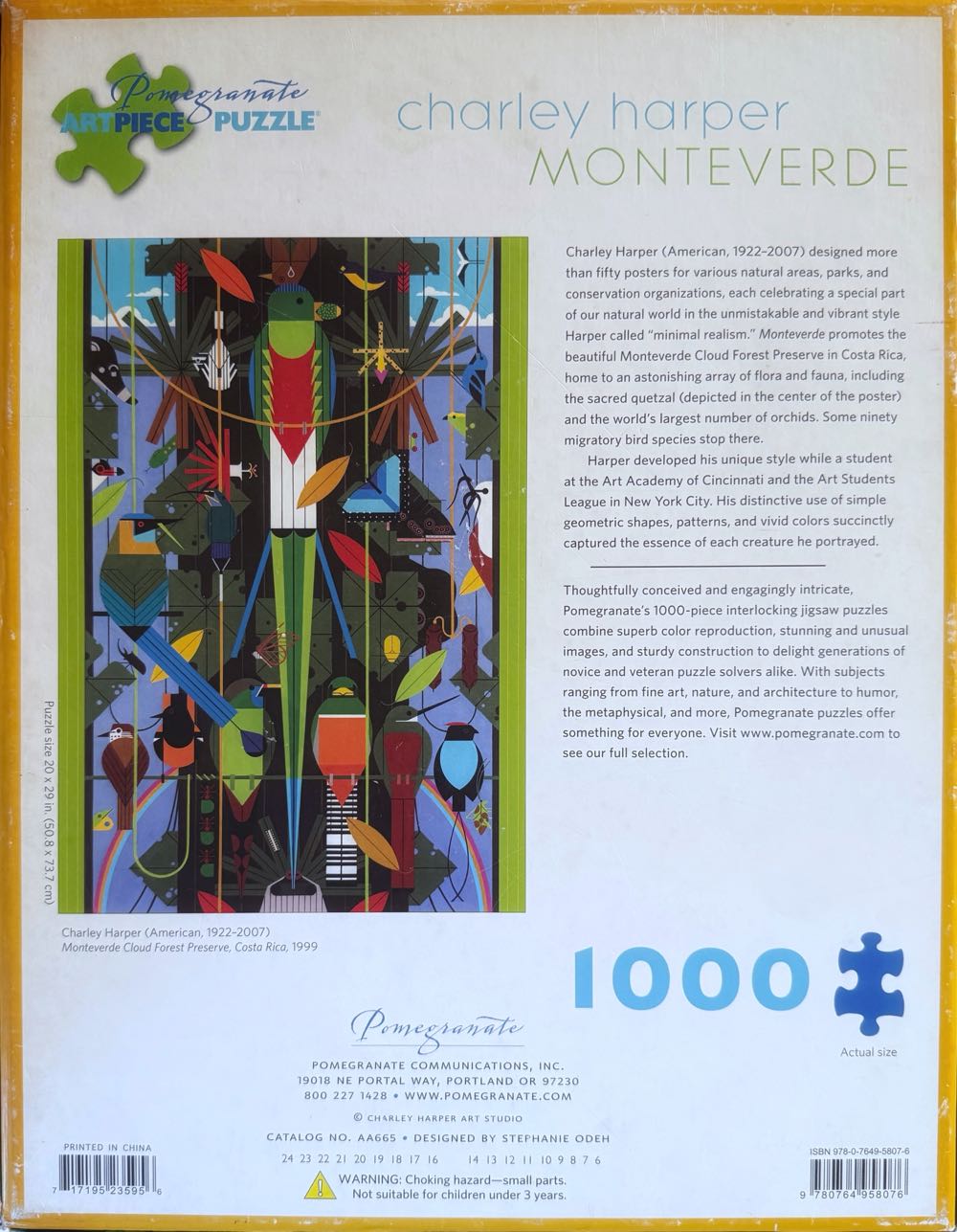 Monteverde - Pomegranate puzzle collectible [Barcode 717195235956] - Main Image 3