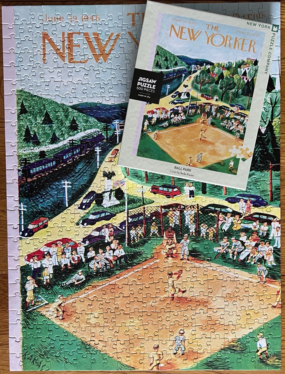 Ballpark - New York Puzzle Company puzzle collectible [Barcode 819844014407] - Main Image 3