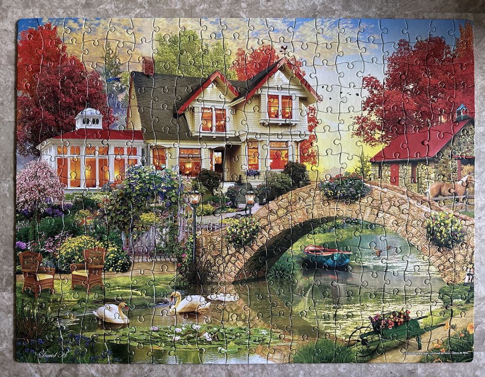 Morning Sunrise - Milton Bradley puzzle collectible [Barcode 778988300282] - Main Image 3