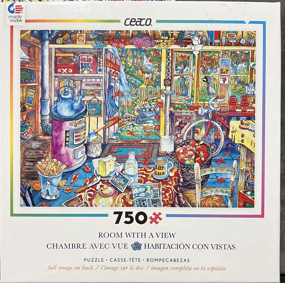 Room With a View : The Workshop - Ceaco puzzle collectible [Barcode 021081290494] - Main Image 2