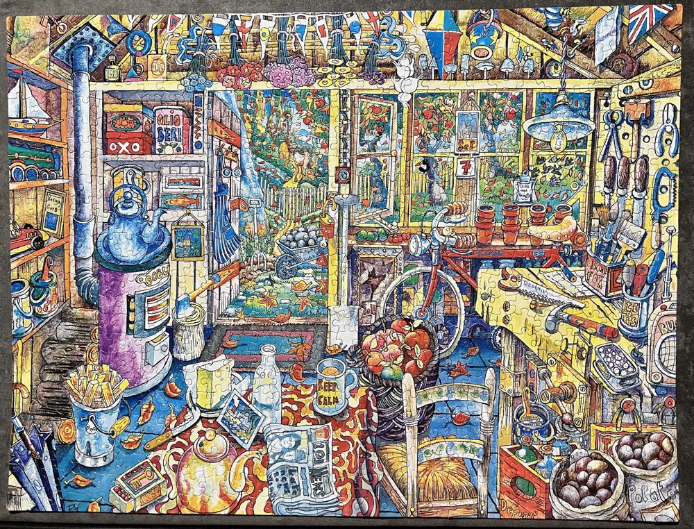 Room With a View : The Workshop - Ceaco puzzle collectible [Barcode 021081290494] - Main Image 3