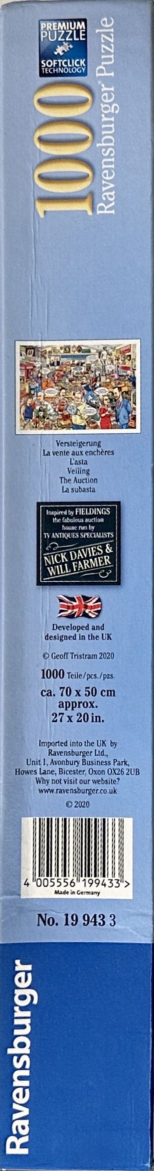 Best of British No. 23: The Auction - Ravensburger puzzle collectible [Barcode 4005556199433] - Main Image 2