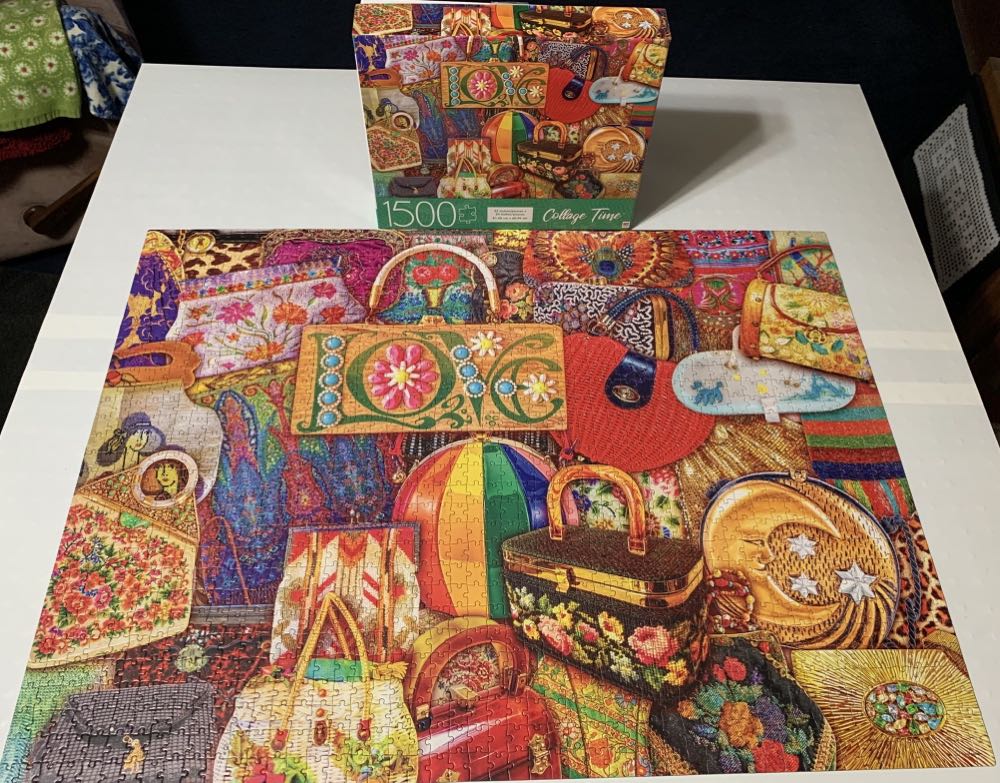 Vintage Handbags* - Milton Bradley puzzle collectible - Main Image 2