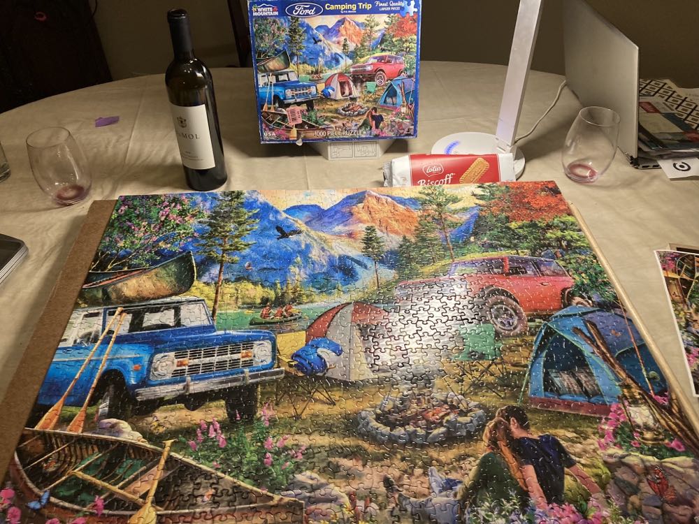 Camping Trip - White Mountain Puzzles puzzle collectible [Barcode 724819264506] - Main Image 3