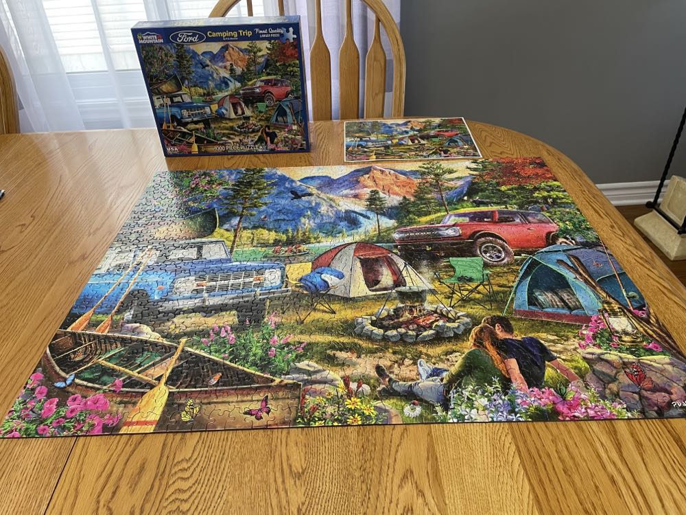 Camping Trip - White Mountain Puzzles puzzle collectible [Barcode 724819264506] - Main Image 4