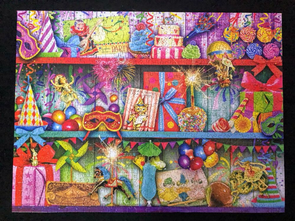 Once Upon a Shelf : Celebrate Good Times - MasterPieces puzzle collectible [Barcode 705988317576] - Main Image 2