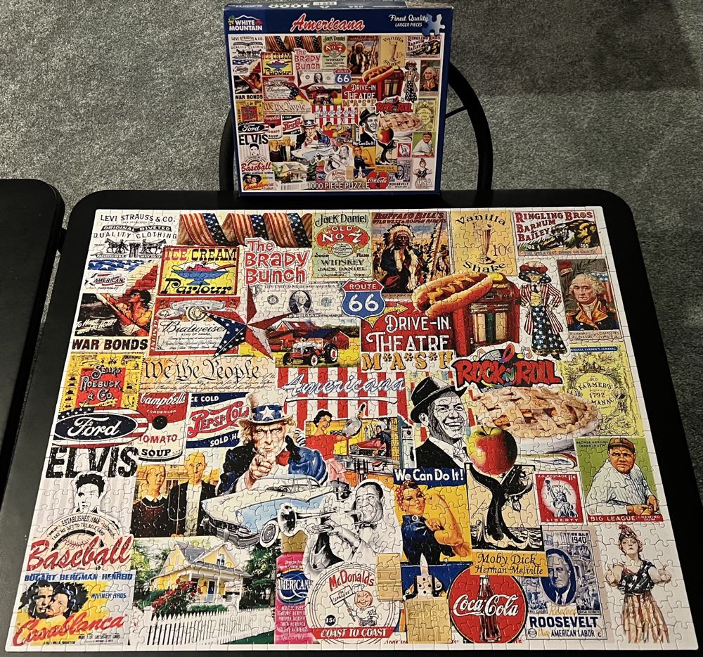 Americana - White Mountain puzzle collectible [Barcode 724819263578] - Main Image 3