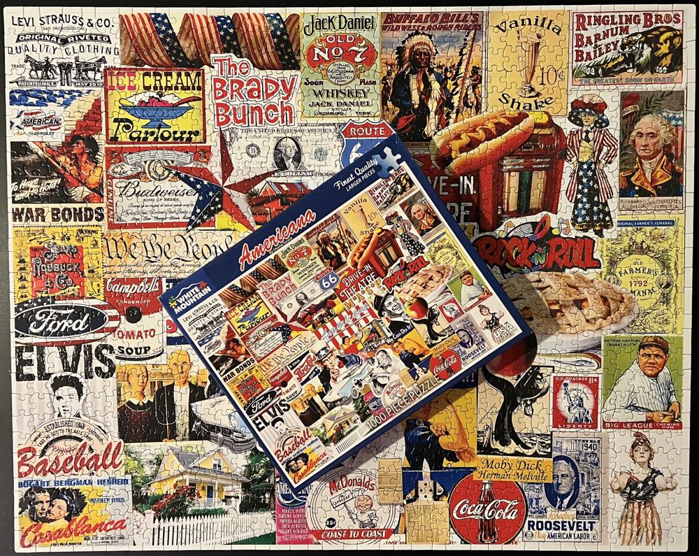 Americana - White Mountain puzzle collectible [Barcode 724819263578] - Main Image 4