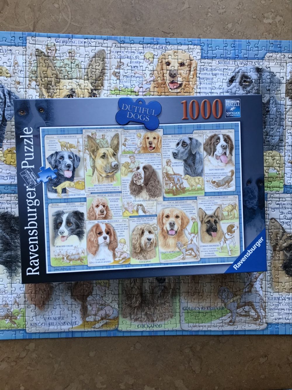 Dutiful Dogs - Ravensburger puzzle collectible - Main Image 3