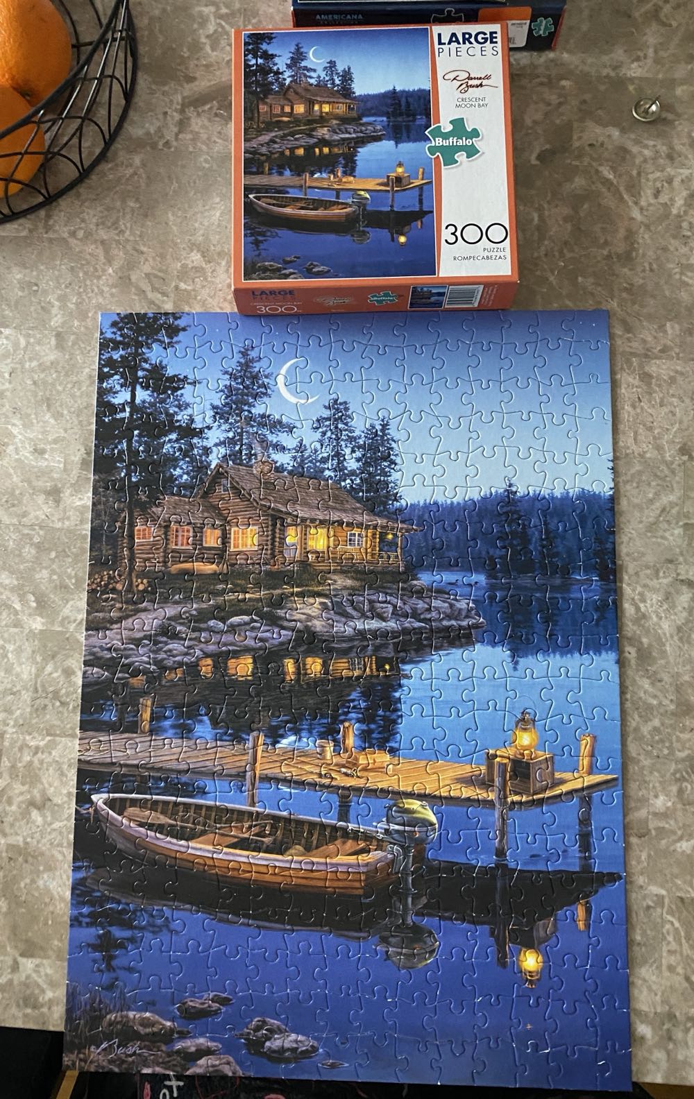 SOLD Crescent Moon Bay - Buffalo puzzle collectible [Barcode 079346024957] - Main Image 2