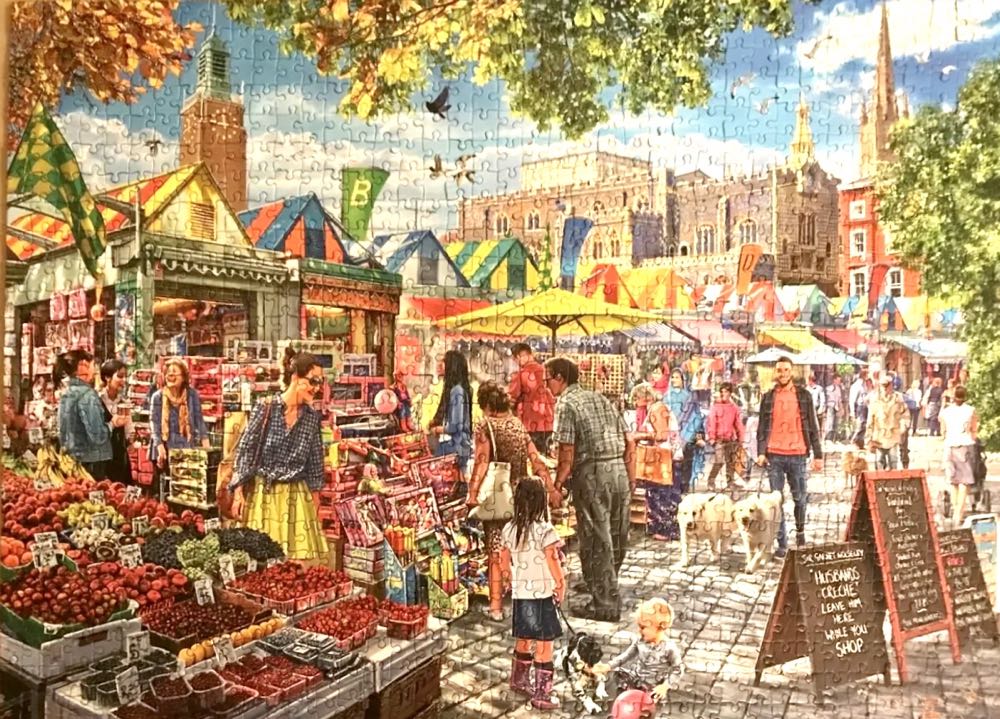 Gibsons Market Day Norwich - Gibsons puzzle collectible [Barcode 5012269062977] - Main Image 3