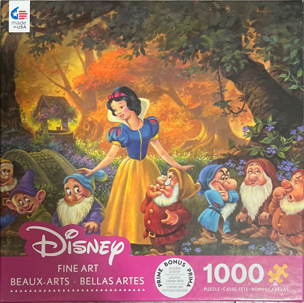 Disney Fine Art: Snow White: “Among Friends “ - Ceaco Disney puzzle collectible [Barcode 021081331708] - Main Image 2
