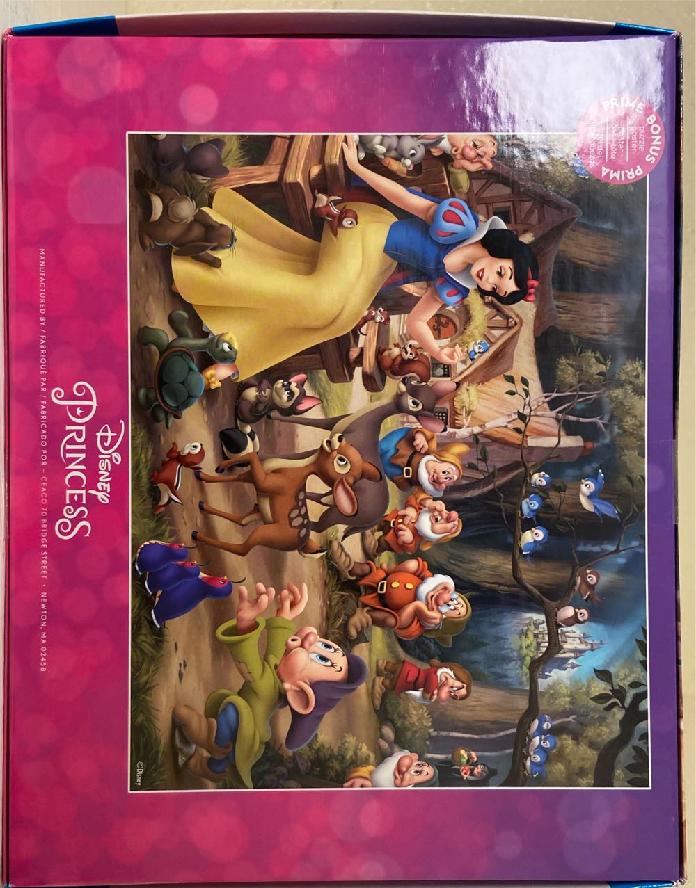 Disney Fine Art: Snow White: “Among Friends “ - Ceaco Disney puzzle collectible [Barcode 021081331708] - Main Image 3