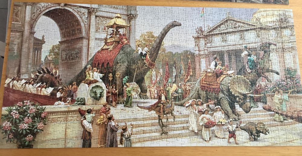Dinotopia - Dinosaur Parade - Spears Games 🇦🇺 puzzle collectible [Barcode 9310388302940] - Main Image 2