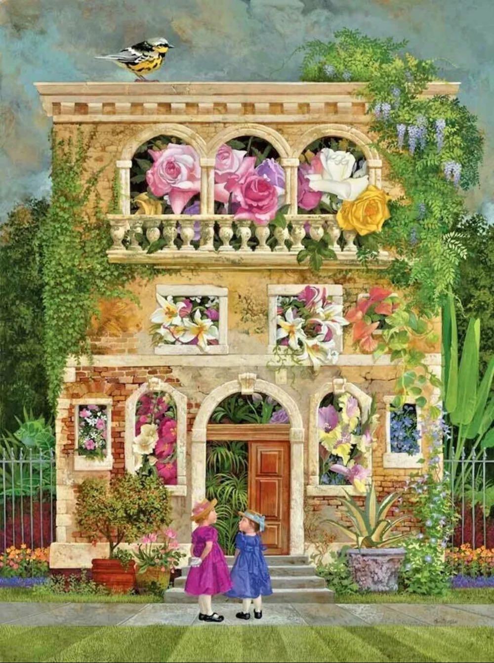 Colorful Garden - Ravenburger puzzle collectible [Barcode 4005556192038] - Main Image 2