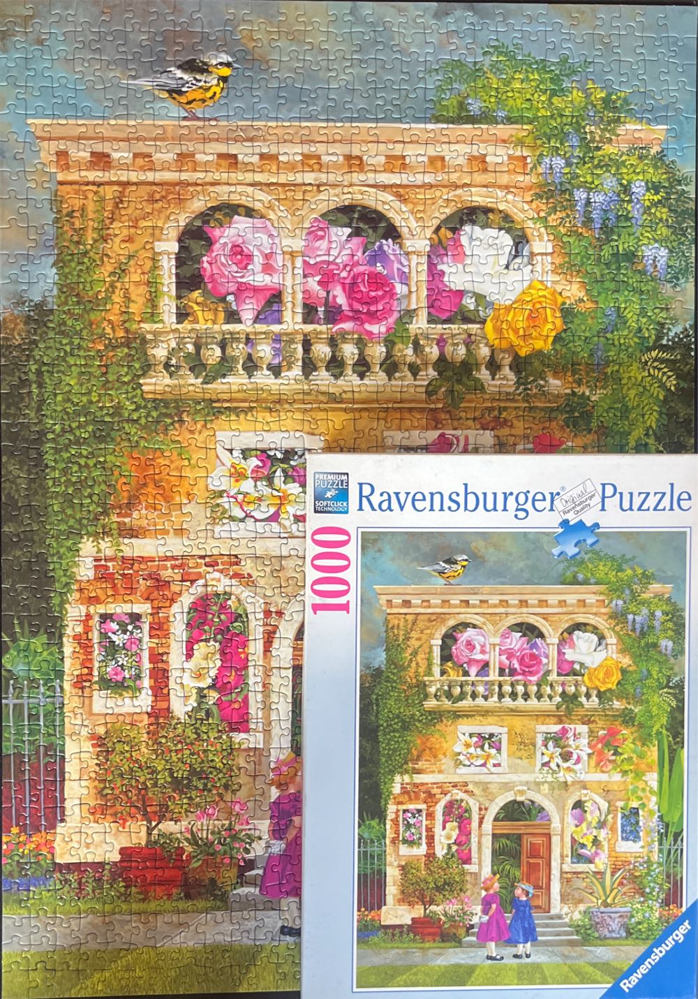 Colorful Garden - Ravenburger puzzle collectible [Barcode 4005556192038] - Main Image 3