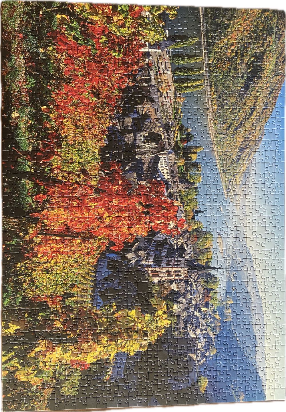 On The River Rhine - Ravensburger puzzle collectible [Barcode 4005556192366] - Main Image 2