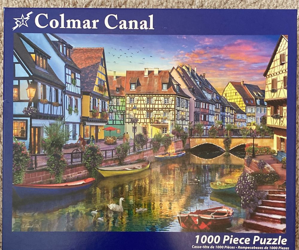 Colmar Canal - Vermont Christmas Company puzzle collectible [Barcode 819273021106] - Main Image 2