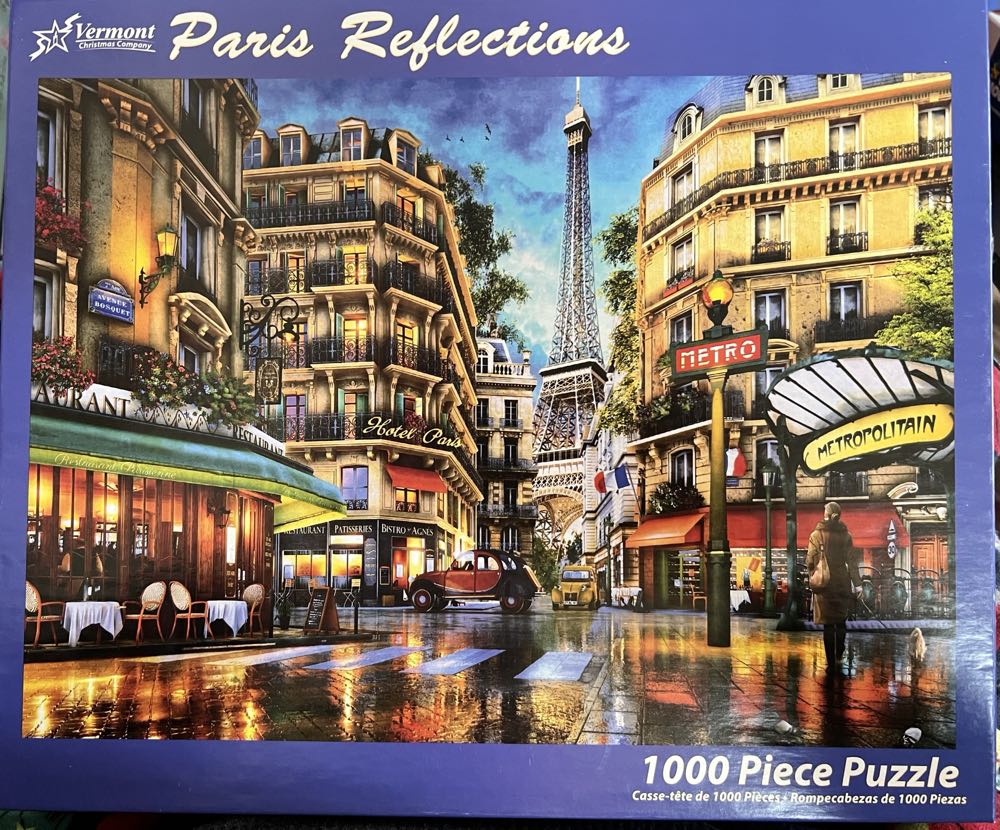 Paris Reflections - Vermont Christmas Company puzzle collectible [Barcode 819273022790] - Main Image 2