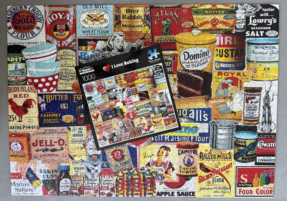 I Love Baking - White Mountain puzzle collectible [Barcode 724819264520] - Main Image 4