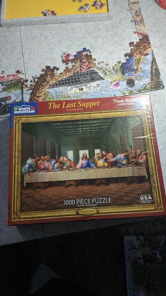 The Last Supper - White Mountain Puzzles puzzle collectible [Barcode 724819263066] - Main Image 4