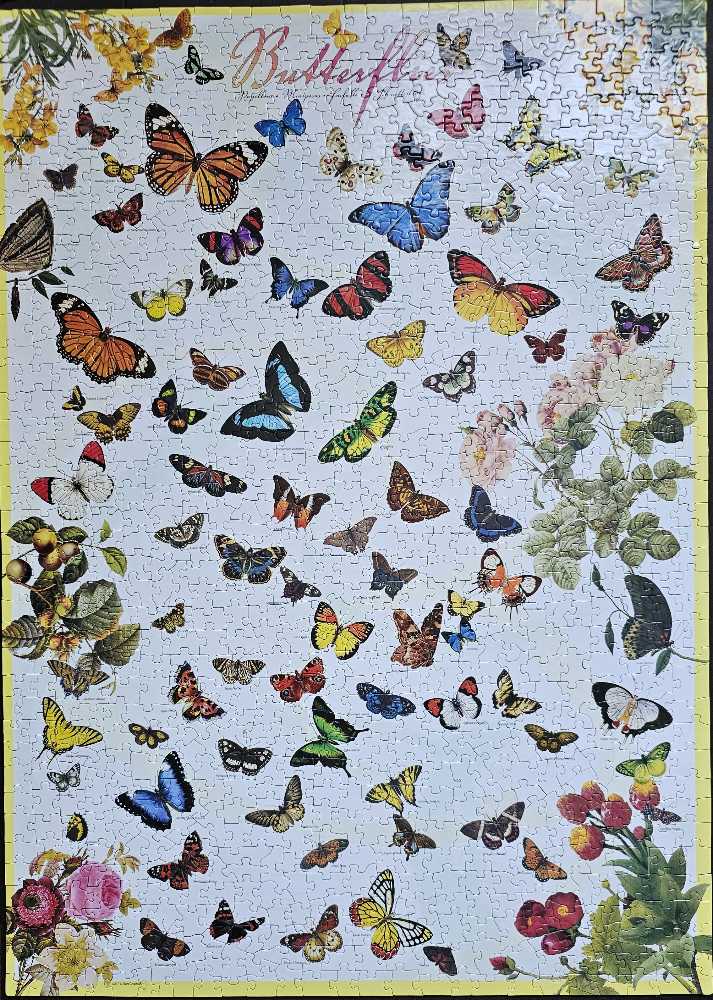 Butterflies - Eurographics Puzzle puzzle collectible [Barcode 628136600774] - Main Image 2
