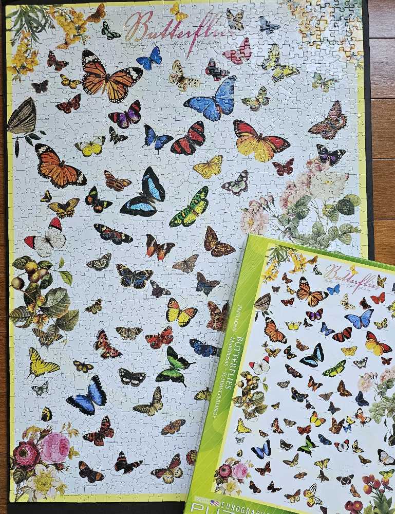 Butterflies - Eurographics Puzzle puzzle collectible [Barcode 628136600774] - Main Image 3