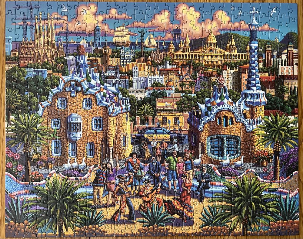 Barcelona - Dowdle Puzzles puzzle collectible [Barcode 671095003438] - Main Image 2
