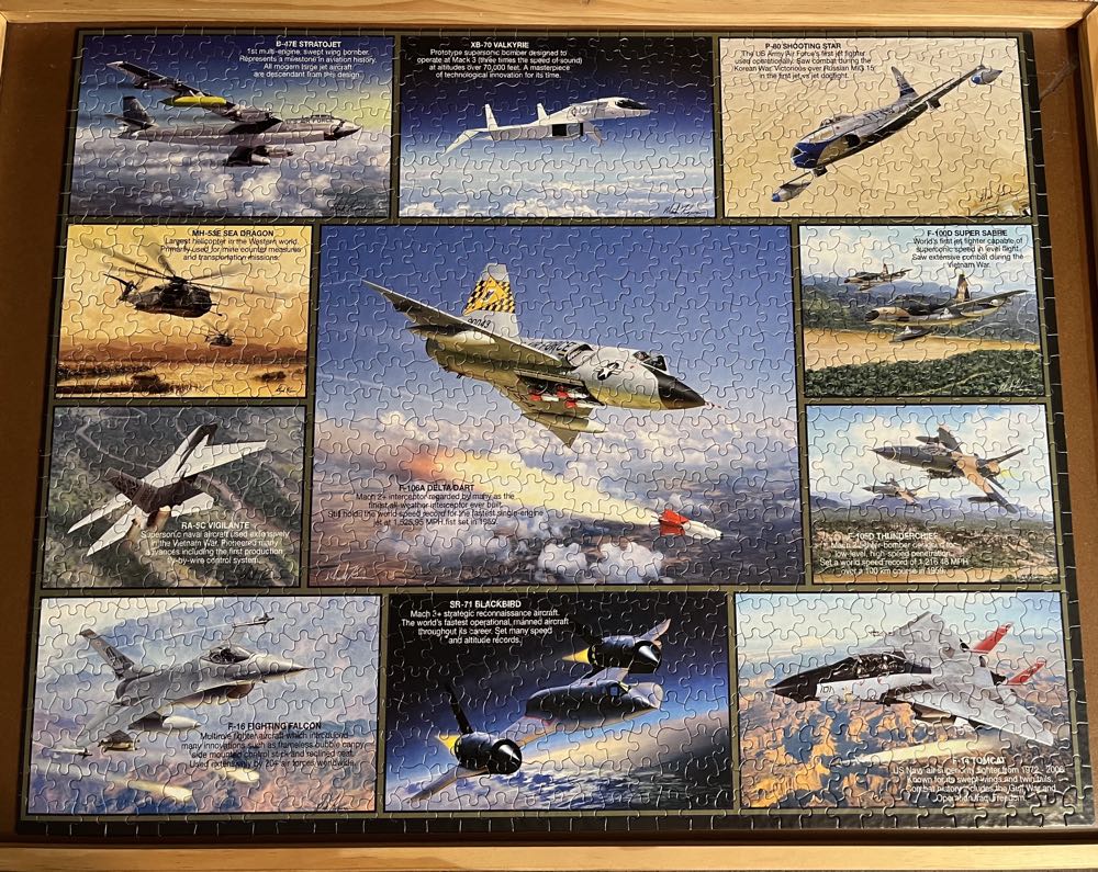 Legendary Aircraft/SellShip - White Mountain Puzzles puzzle collectible [Barcode 724819252817] - Main Image 3