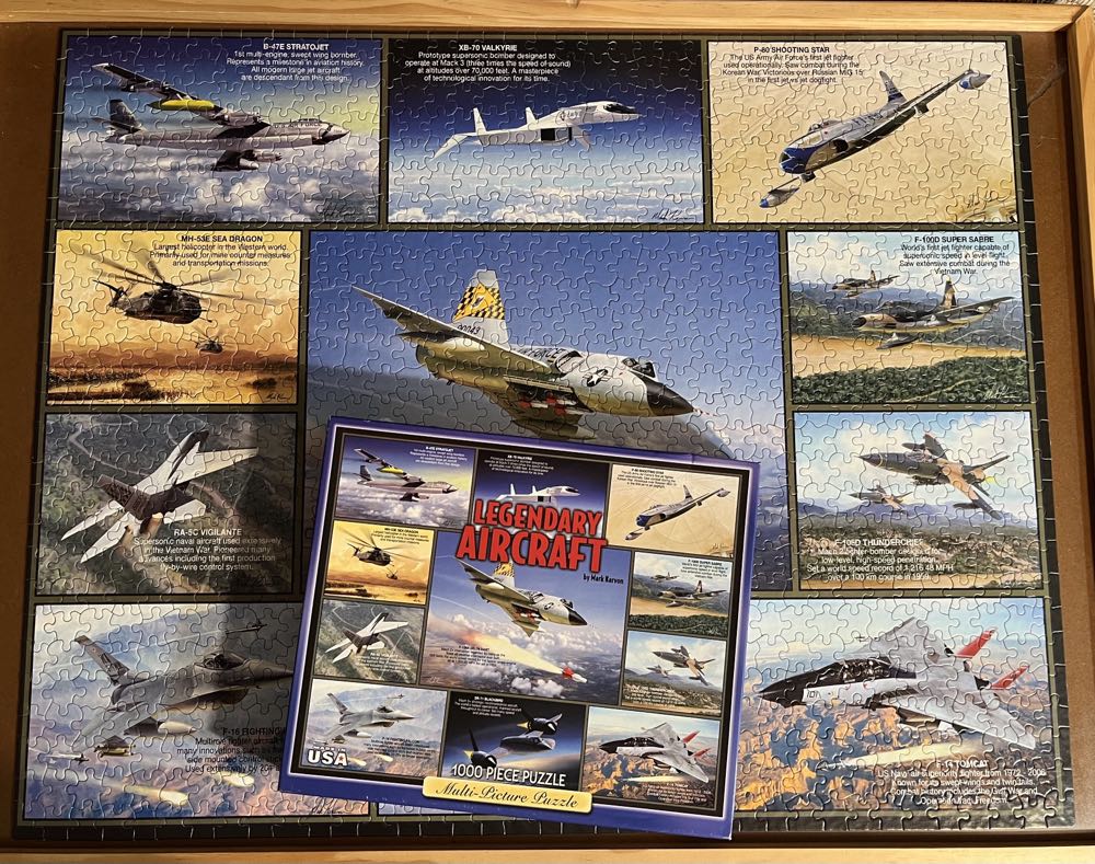 Legendary Aircraft/SellShip - White Mountain Puzzles puzzle collectible [Barcode 724819252817] - Main Image 4
