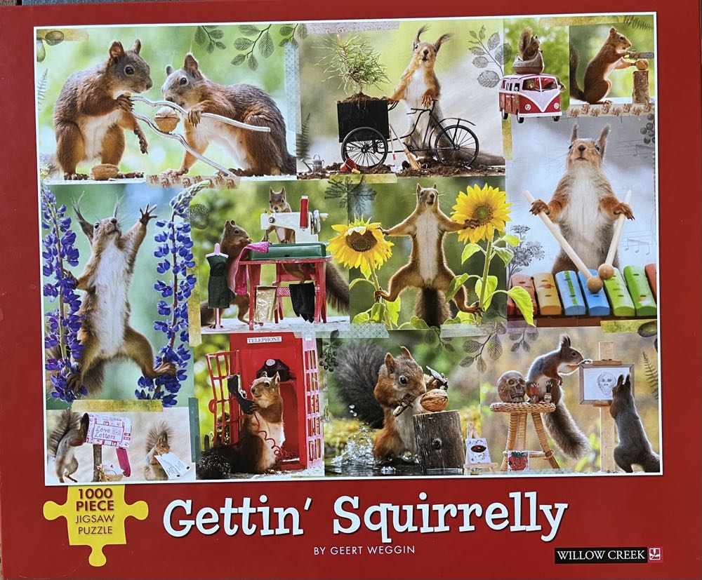 Gettin’ Squirrelly-822, 4/13/25 - Willow Creek puzzle collectible [Barcode 709786059683] - Main Image 4