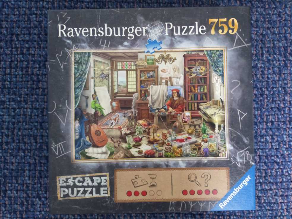 Da Vincis Art Studio (📫Nanny €4,00) - Ravensburger puzzle collectible [Barcode 4005556168439] - Main Image 2