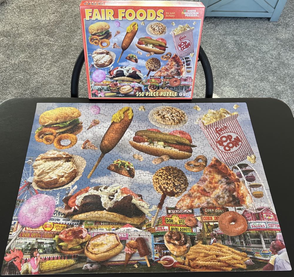 Fair Foods - White Mountain 🇺🇸 puzzle collectible [Barcode 724819251957] - Main Image 3