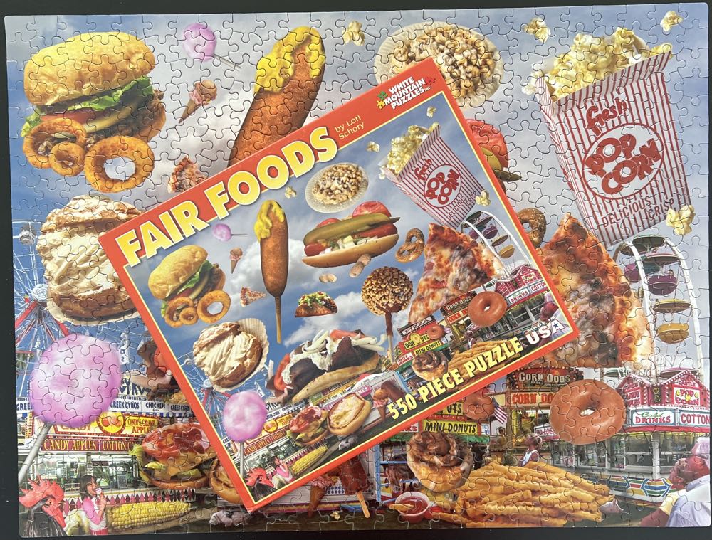 Fair Foods - White Mountain 🇺🇸 puzzle collectible [Barcode 724819251957] - Main Image 4