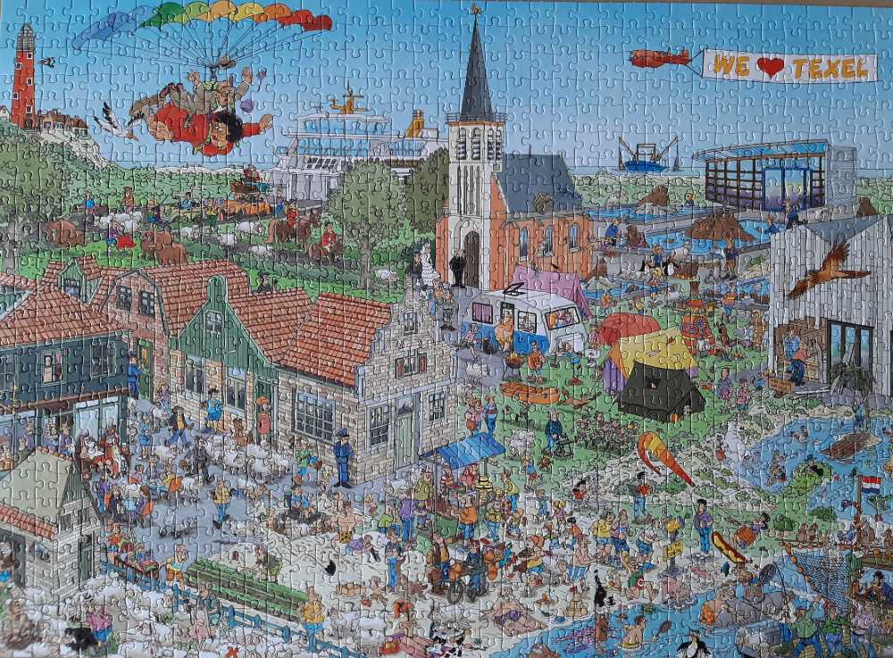 Island Retreat - Jumbo puzzle collectible [Barcode 8710126200360] - Main Image 2