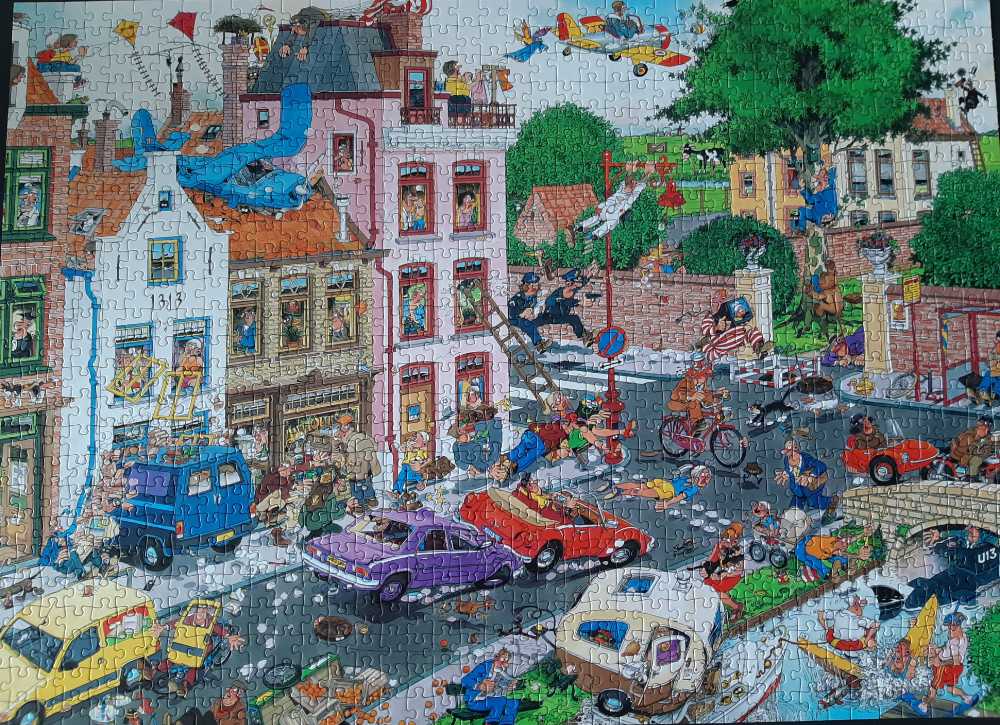 Friday The 13th | Carnival | Fun Around The Pool - Jumbo puzzle collectible [Barcode 8710126812006] - Main Image 2