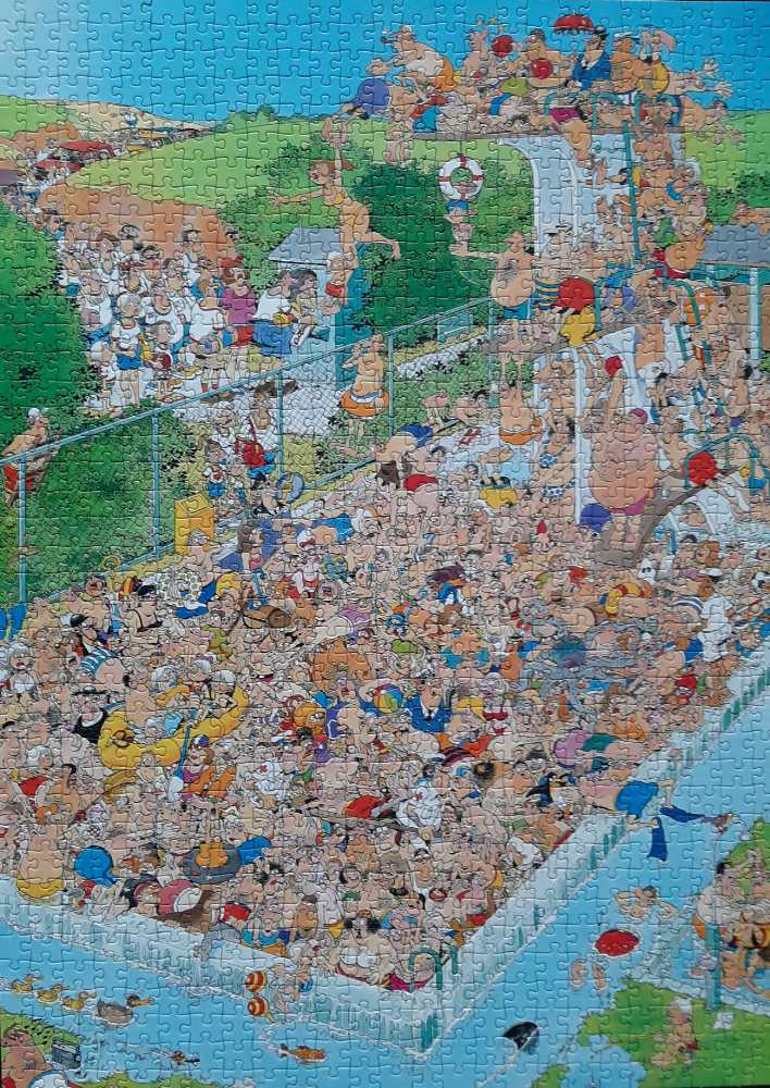 Friday The 13th | Carnival | Fun Around The Pool - Jumbo puzzle collectible [Barcode 8710126812006] - Main Image 4