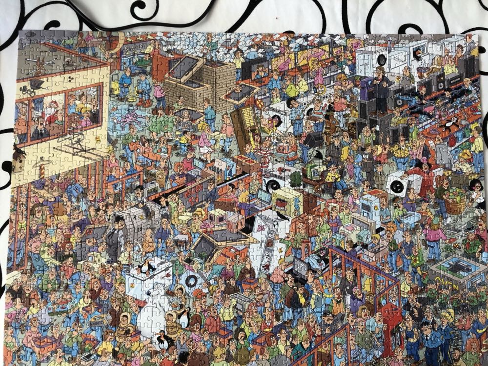 2 X Puzzel Kerstkoopjes en Black Friday  - Jan Van Haasteren puzzle collectible [Barcode 8710126190982] - Main Image 2