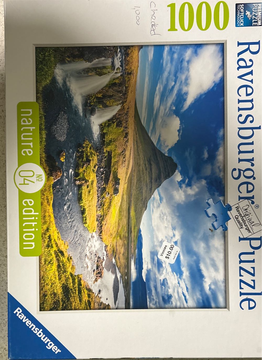 Nature Edition 4: Wasserfall Von Kirkjufell, Island - Ravensburger puzzle collectible [Barcode 4005556195398] - Main Image 4