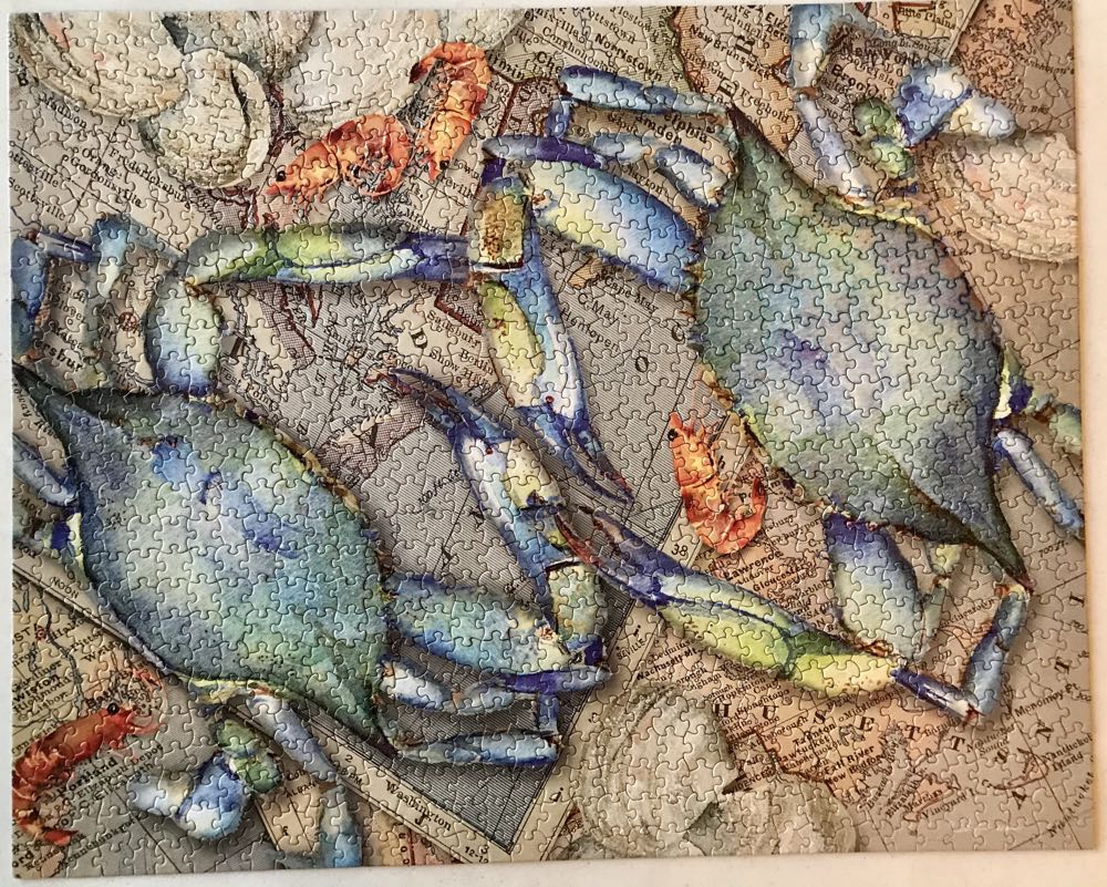 Blue Crab Jigsaw  puzzle collectible [Barcode 654497407011] - Main Image 2