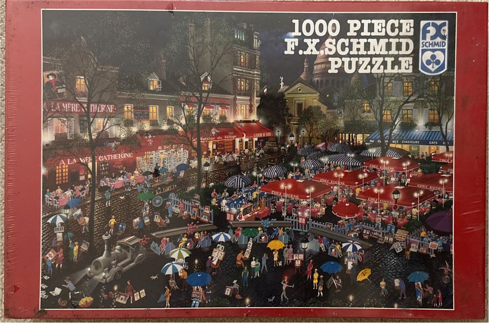 MontMartre Night - F X Schmid puzzle collectible [Barcode 099252901319] - Main Image 2
