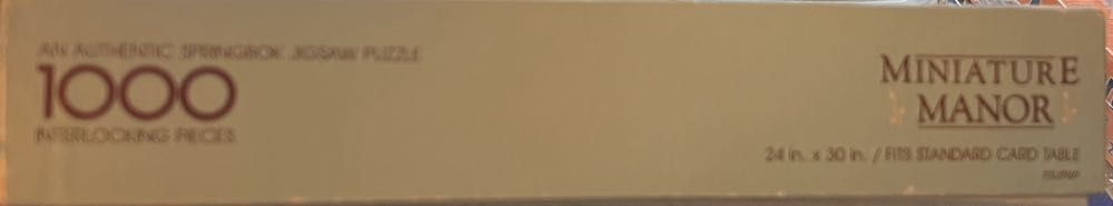 Miniature Manor - Springbok puzzle collectible - Main Image 6