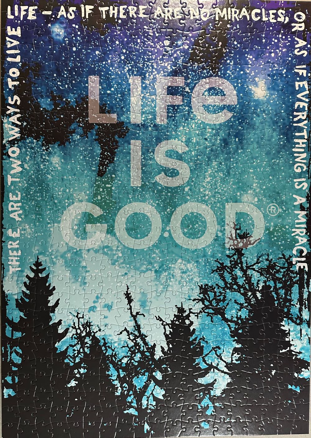 Everything Is A Miracle Life Is Good - Buffalo Games puzzle collectible [Barcode 079346031320] - Main Image 2