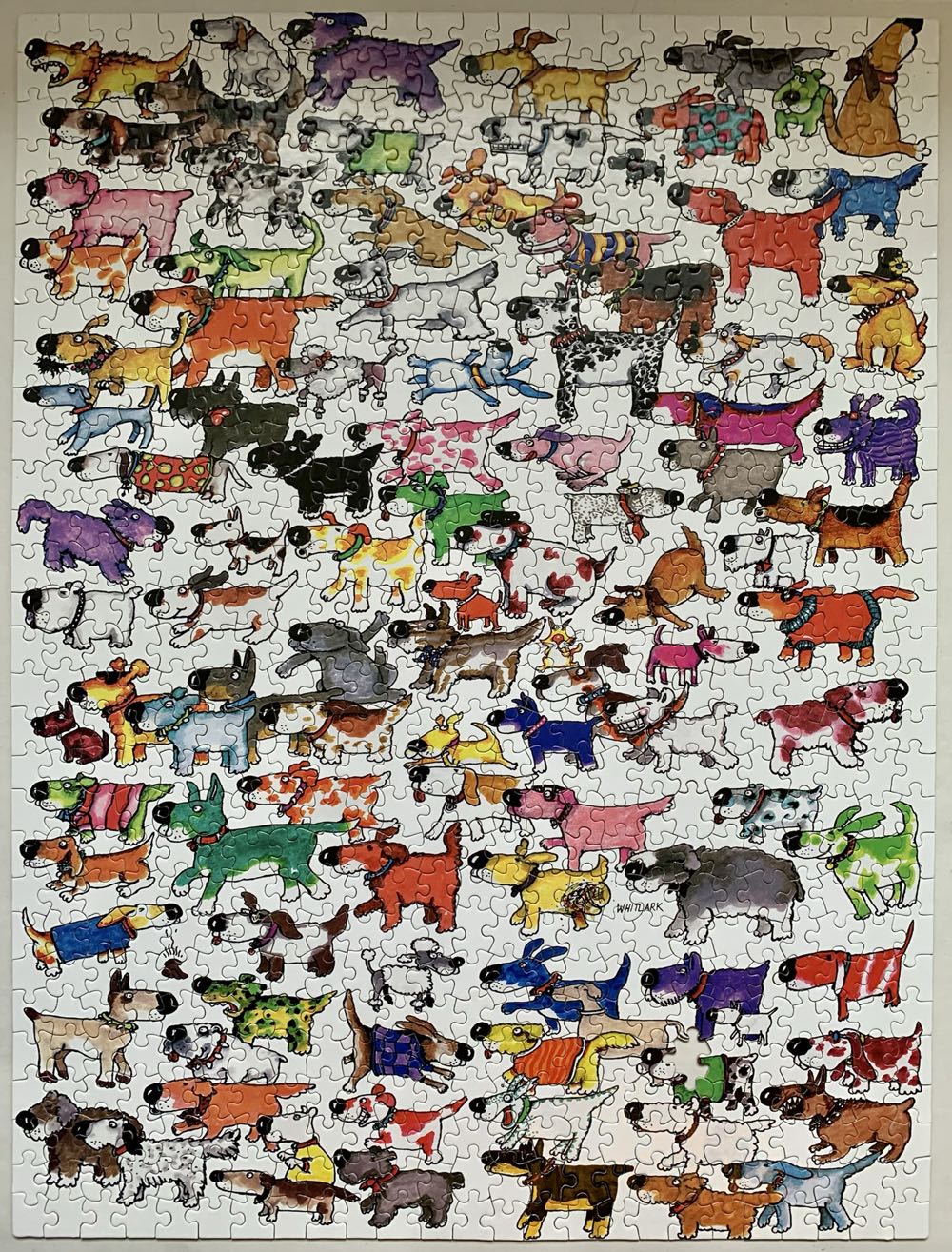 One Hundred Dogs And A Cat🧩 -  Ceaco puzzle collectible - Main Image 3
