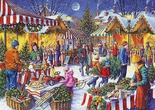 Christmas Fayre - Gibsons puzzle collectible [Barcode 5012269061796] - Main Image 2