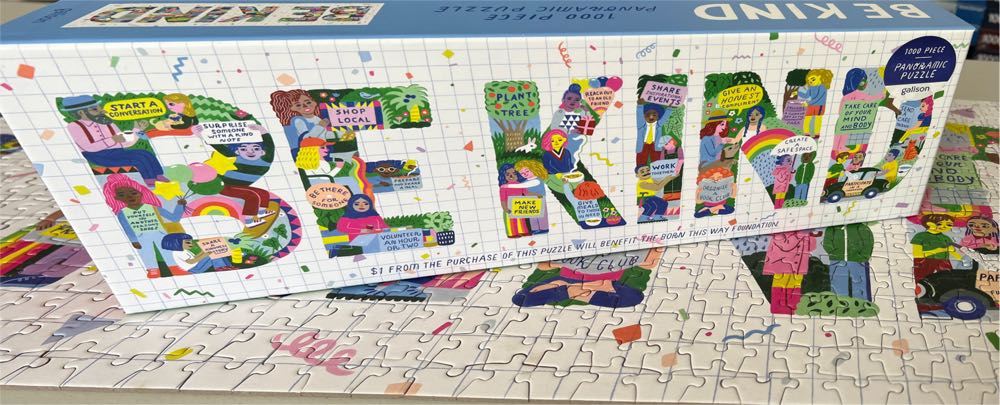 Be Kind - Galison puzzle collectible [Barcode 9780735368606] - Main Image 2