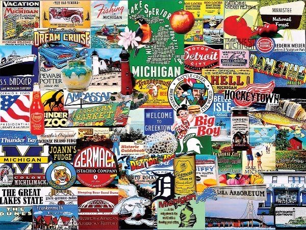 Beers of New England - White Mountain Puzzles puzzle collectible [Barcode 724819261048] - Main Image 2