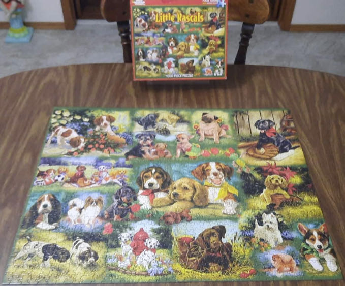 Little Rascals SOLD - White Mountain Puzzles puzzle collectible [Barcode 724819254064] - Main Image 2