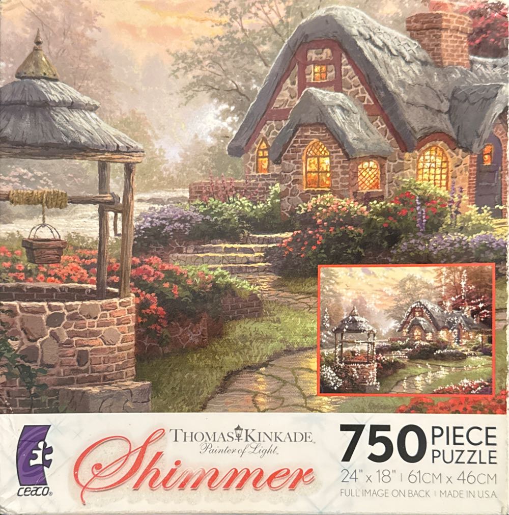 Make A Wish Cottage - Gibsons puzzle collectible [Barcode 021081011334] - Main Image 2
